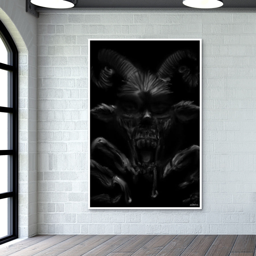 Macabre Devil Wall Art