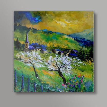 Spring in Mogimont 98 Square Art Prints