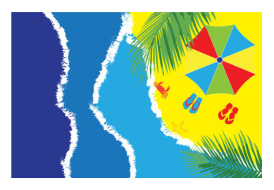 Summer Time At Beach ! Art PosterGully Specials