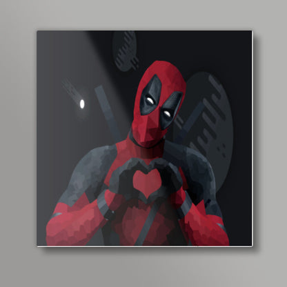 Deadpool Artwork Square Art Prints