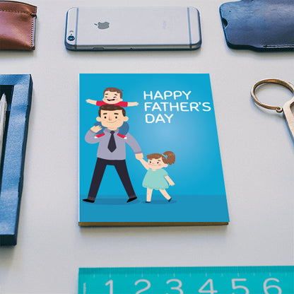 Cute Kids Playing With Dad Fathers Day | #Fathers Day Special  Notebook