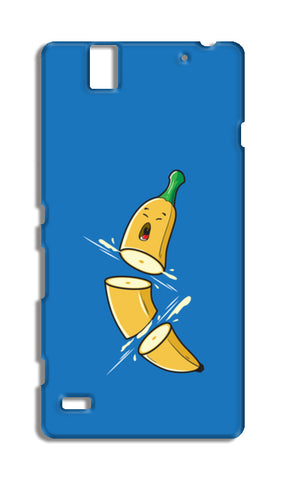 Sliced Banana Sony Xperia C4 Cases