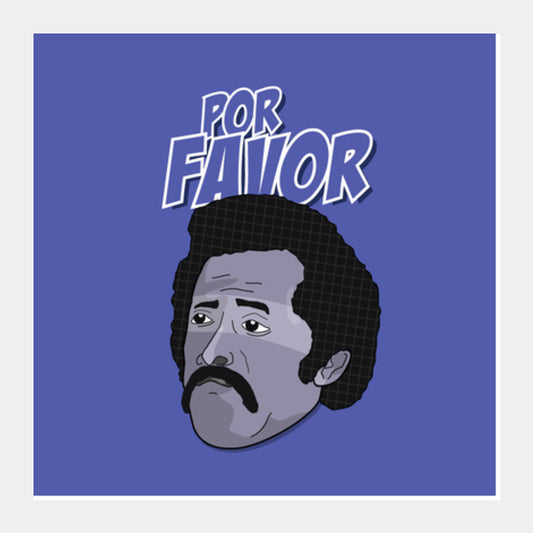 Sitcom Classics - Juan - Por Favor  Square Art Prints