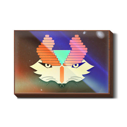 Galactic Mythical Fox Wall Art