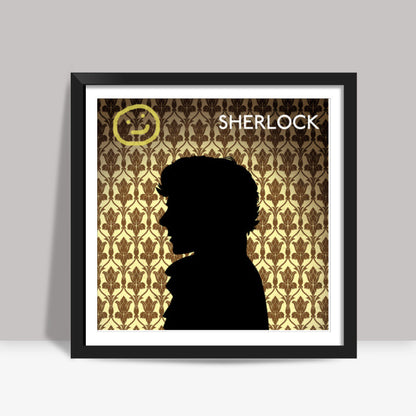 Sherlock Square Art Print