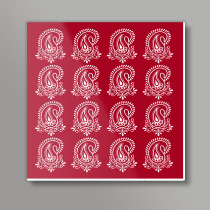 Paisley Pattern  Square Art Prints