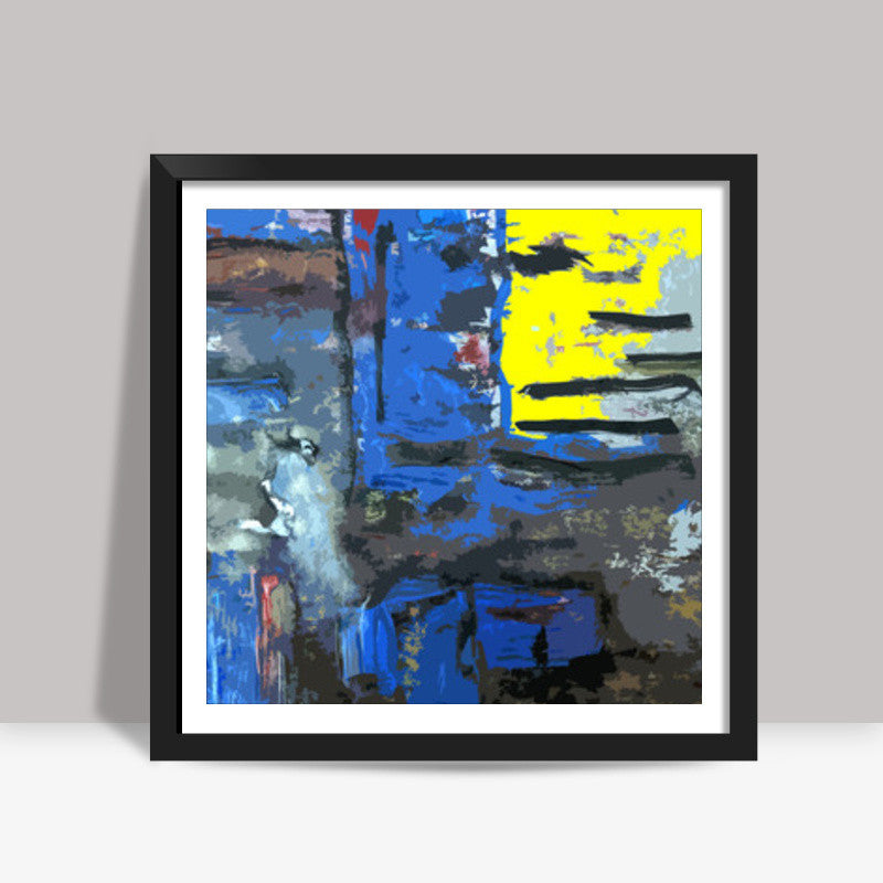 bold stroks Square Art Prints