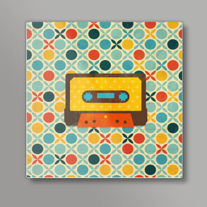 Vintage Cassette Square Art Prints