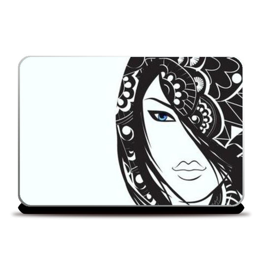 Zenart Mystery girl  Laptop Skins