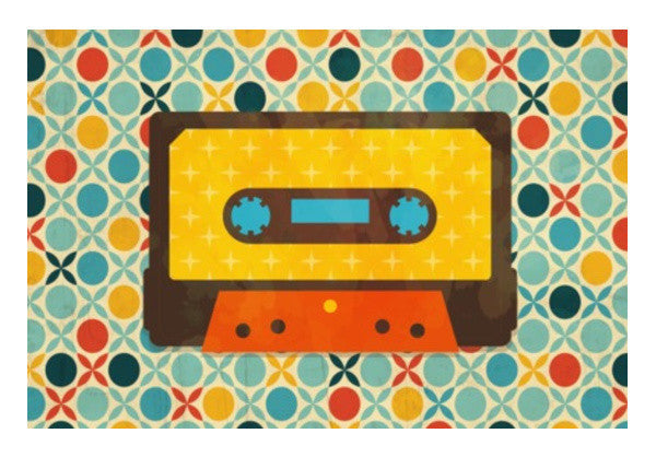 Wall Art, Vintage Cassette Wall Art