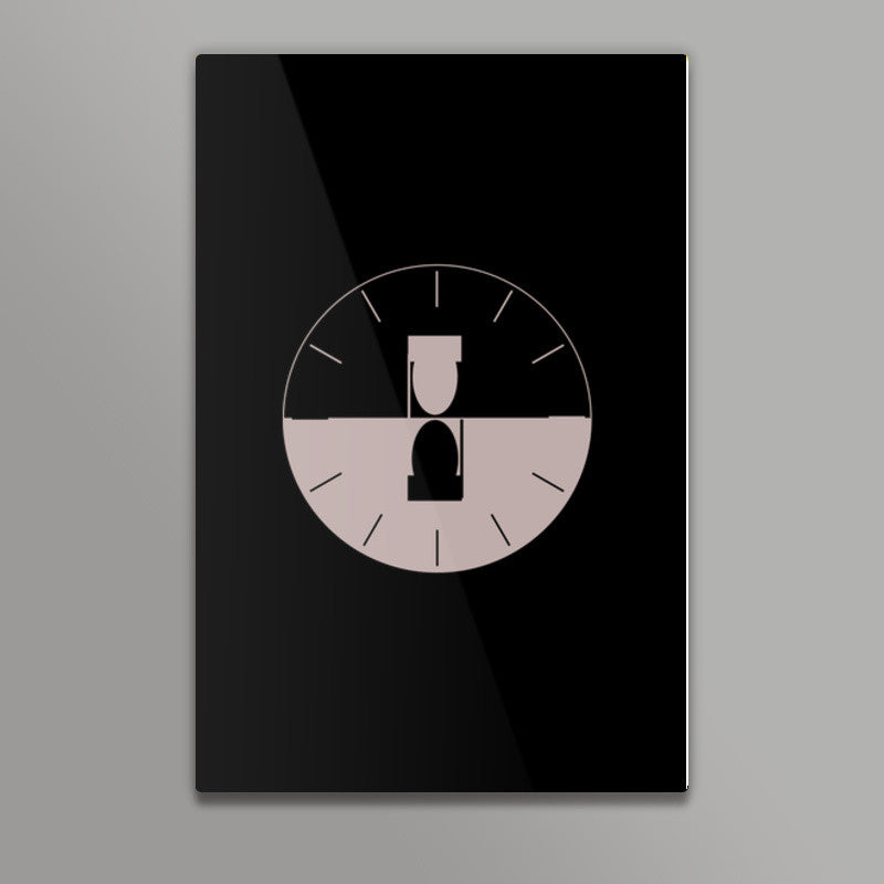 Abstract Minimal Clock Wall Art