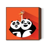 Kung Fu Panda 3 - Po Li & Ping Square Art Prints