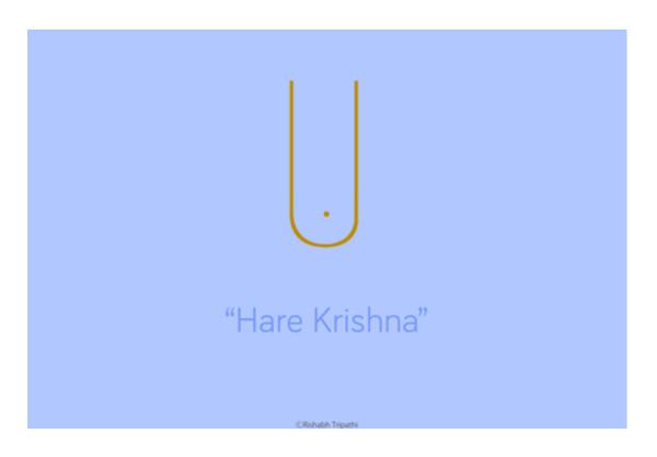 PosterGully Specials, Hare Krishna Wall Art