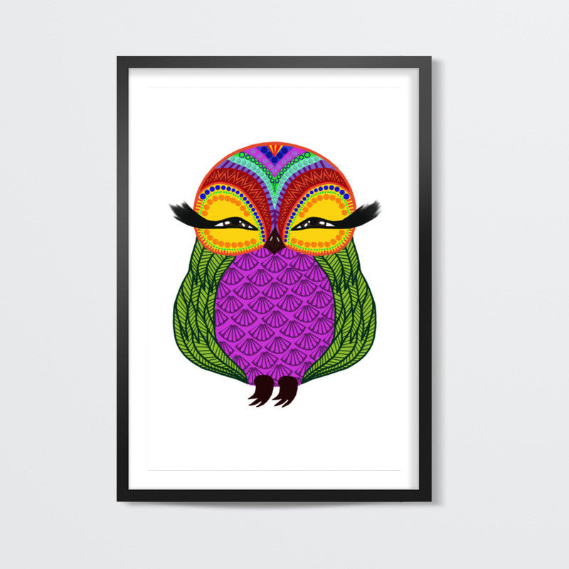 Baby Zoe the adorable baby owl Wall Art
