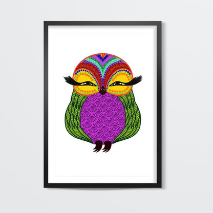 Baby Zoe the adorable baby owl Wall Art