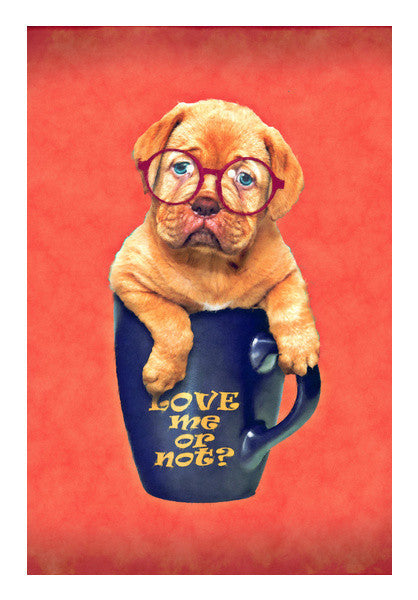 Cute Dog Art PosterGully Specials