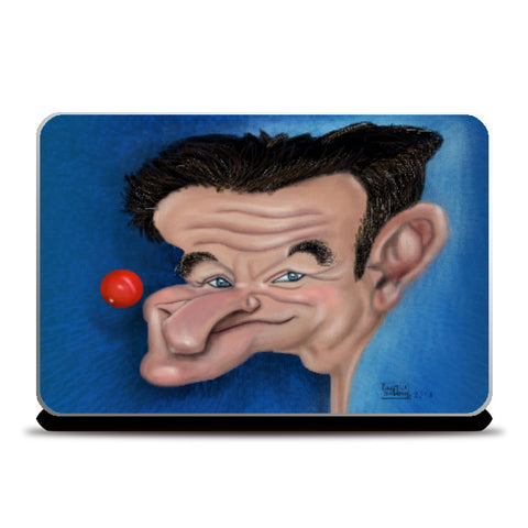 Laptop Skins, Caricature Robin William Laptop Skin | Kaleidostrokes - Leena Swamy, - PosterGully