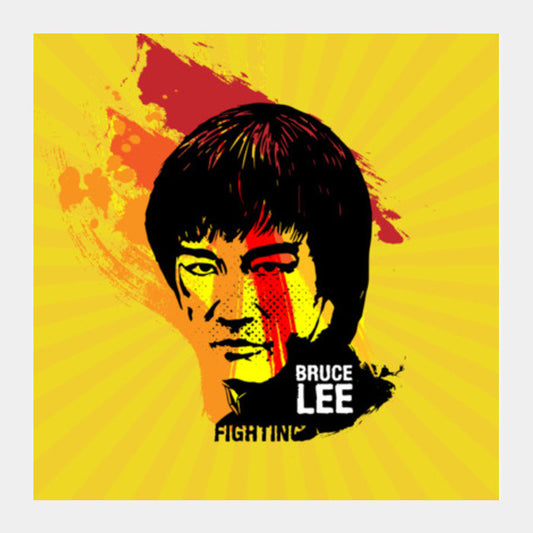 Bruce Lee Square Art Prints PosterGully Specials