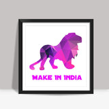 Make In India  Square Art Prints
