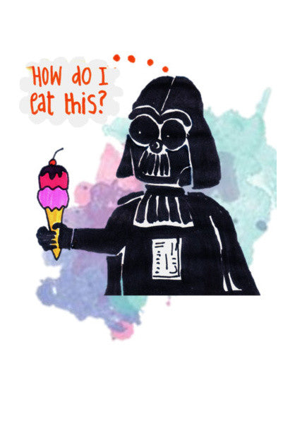 Funny Darth Vader Wall Art