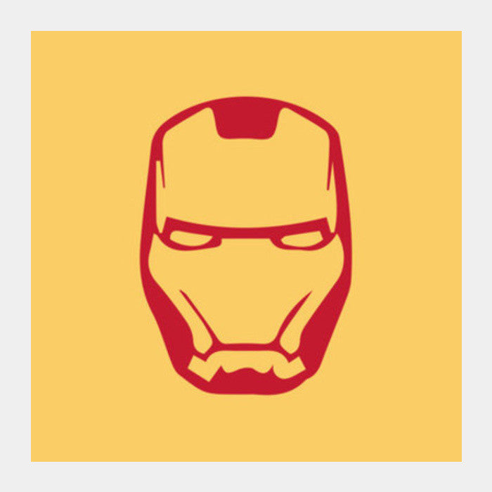 Iron Man Minimal Design Square Art Prints