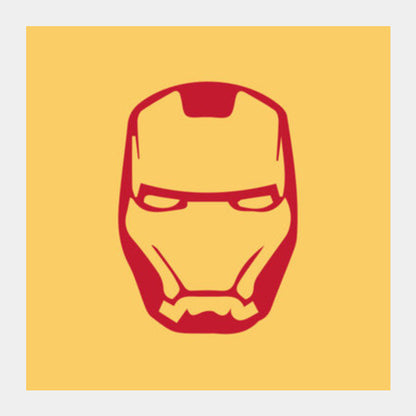 Iron Man Minimal Design Square Art Prints