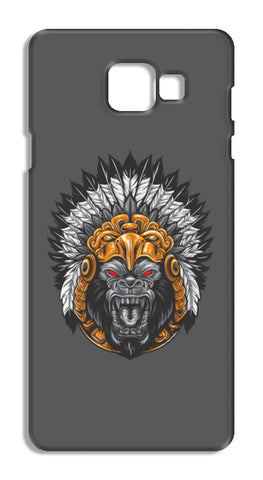 Gorilla Wearing Aztec Headdress Samsung Galaxy A7 2016 Cases