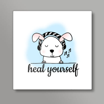 Heal with Music Square Art Prints