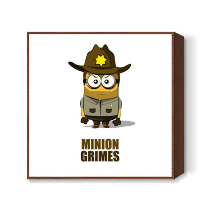 Minion Grimes Square Art Prints