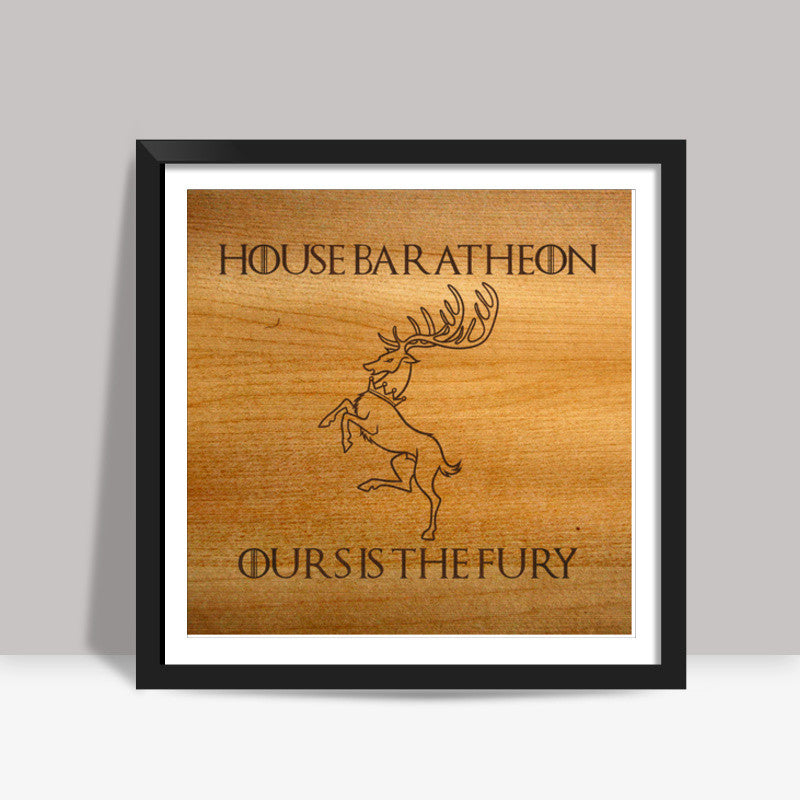 Game of Thrones | House Baratheon Square Art Prints