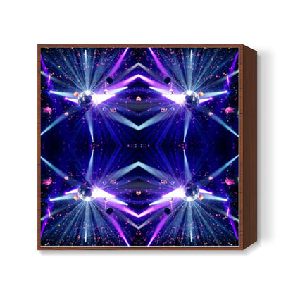 Abstract Dance Party Background Illustration Square Art Prints