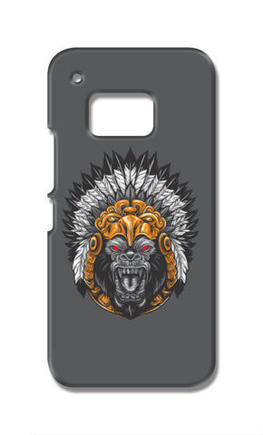 Gorilla Wearing Aztec Headdress HTC One M9 Cases