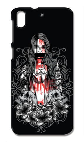 Girl With Tattoo HTC Desire 728G Cases