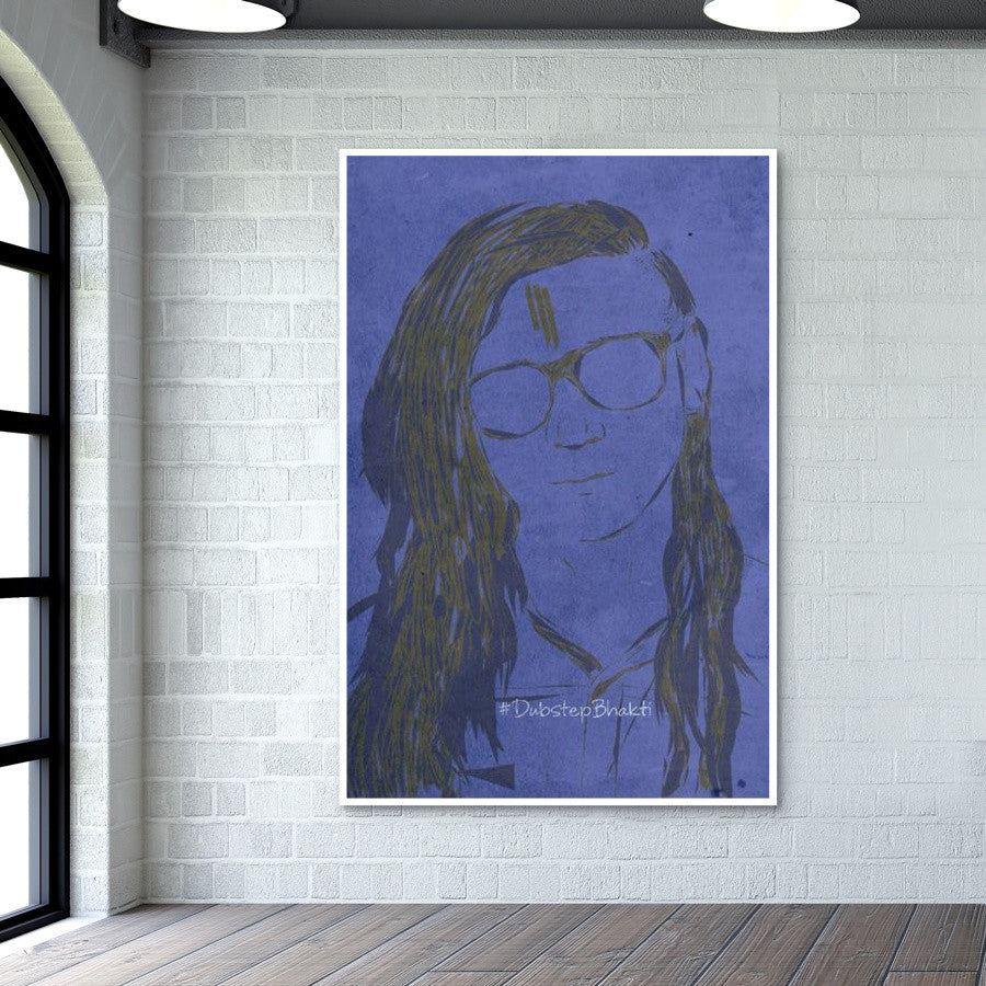 Skrillex Dubstep Bhakti Wall Art | Rishabh Bhargava