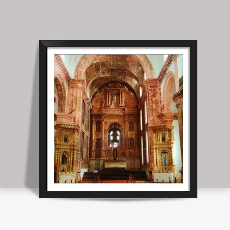 St. Francis of Asisi, Goa Square Art Prints