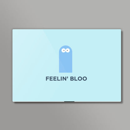 Minimal Retro Cartoon Fosters Home Bloo Wall Art