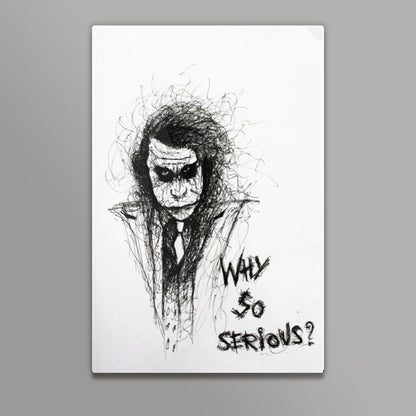 WHY SO SERIOUS ? Wall Art