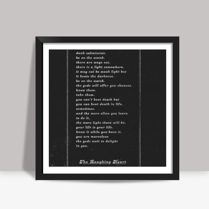 The Laughing Heart Square Art Prints