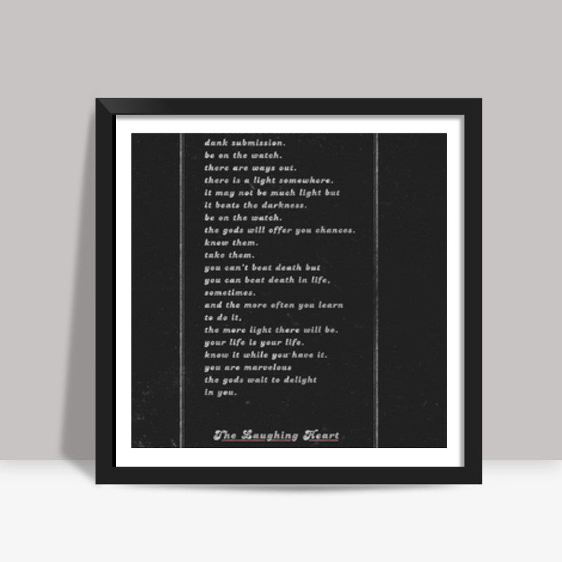 The Laughing Heart Square Art Prints