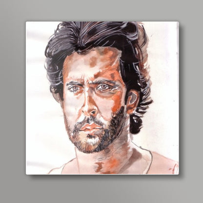 Bollywood superstar Hrithik Roshan has an impressive style quotient Square Art Prints