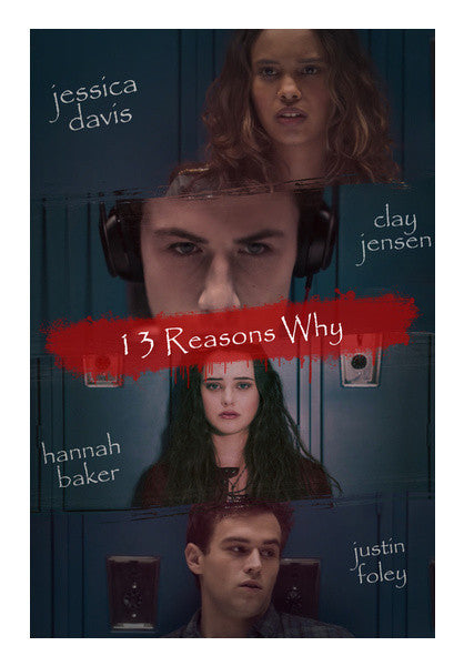 13 Reasons Why | Netflix Orignal | HD Poster Wall Art