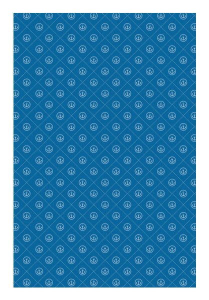 Anchor Seamless Pattern Art PosterGully Specials