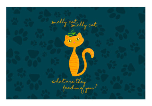 Smelly Cat  FRIENDS Art PosterGully Specials