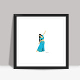 Woman Dancing Square Art Prints