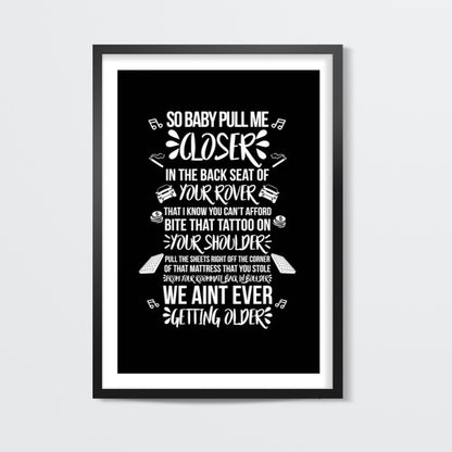 Baby Pull Me Closer Wall Art