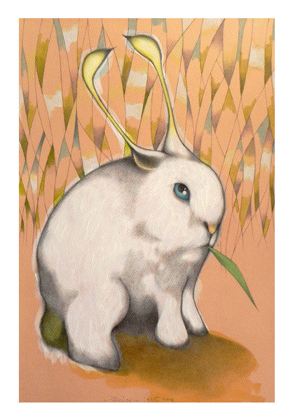 Alien Bunny Art PosterGully Specials