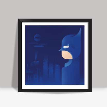 Batman in Gotham Square Art Prints