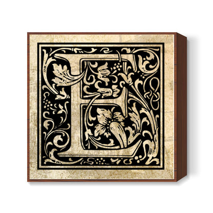 Ornate E Square Art Prints