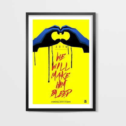 Batman VS Superman: Dawn of Justice (yellow) Wall Art