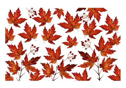 PosterGully Specials, Autumn Maple Leaves Pattern Wall Art l Artist: Seema Hooda | PosterGully Specials, - PosterGully